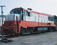 SLSF GE U25B #825 at Birmingham, Alabama - 1970